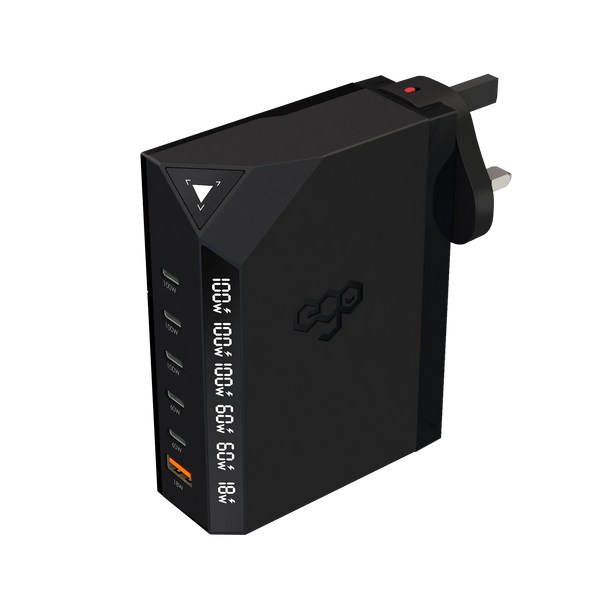 Ego EXINNO+ 300W charger 6USB速度顯示充電器